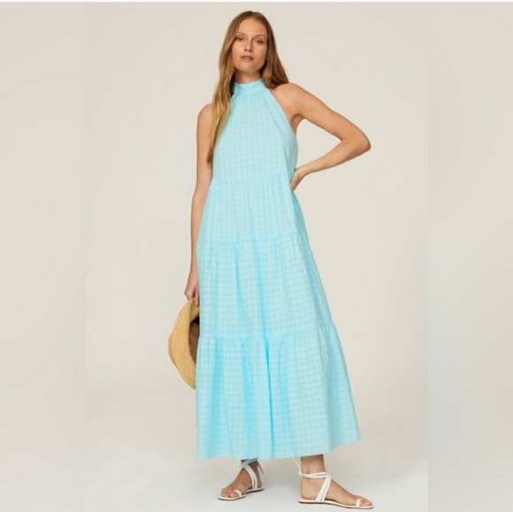Trina Turk Dresses & Skirts - Nwt medium Trina Turk Tiered Sunglasses Maxi Dress turquoise